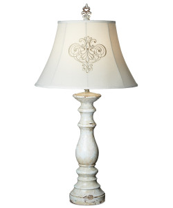 87-6855-45 white table lamp