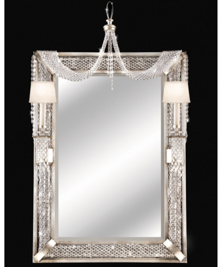 751255st Fine Art Cascades mirror with light