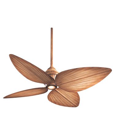 f581-bg Outdoor ceiling fan with lightkit from Minka Aire