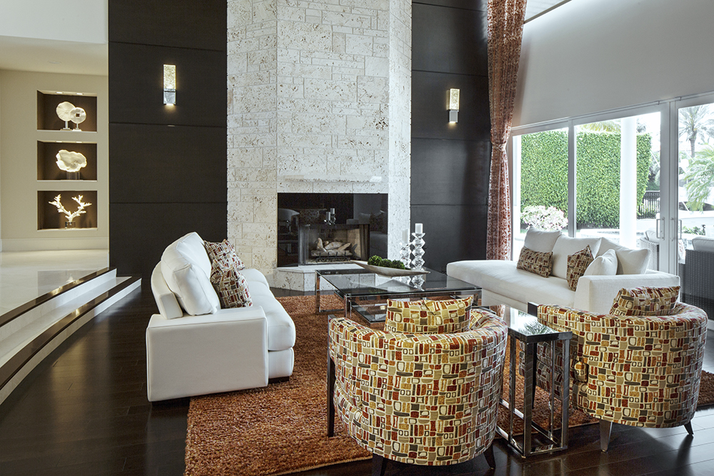 Royal Palm - Conrad White Interiors - Great Room 3