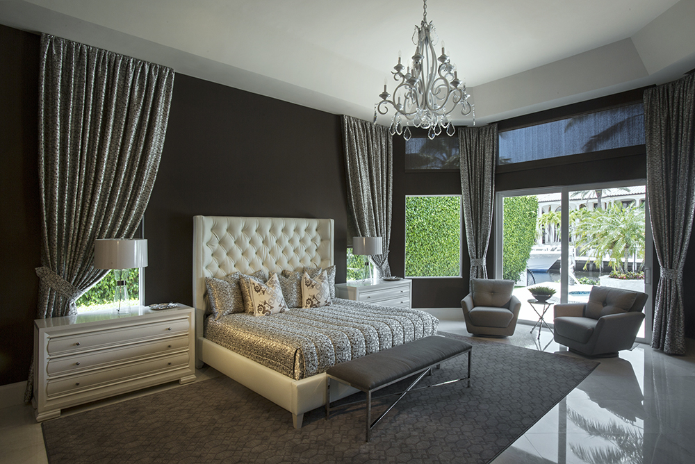 Royal Palm - Conrad White Interiors - Master Bedroom