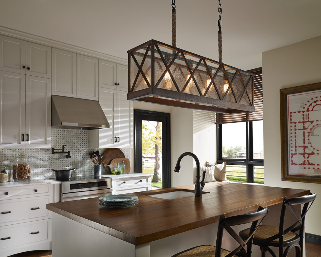 Kitchen Lighting Ideas: Feiss Lumiere 42-Inch 4-Light Linear Suspension Light | Capitol Lighting﻿