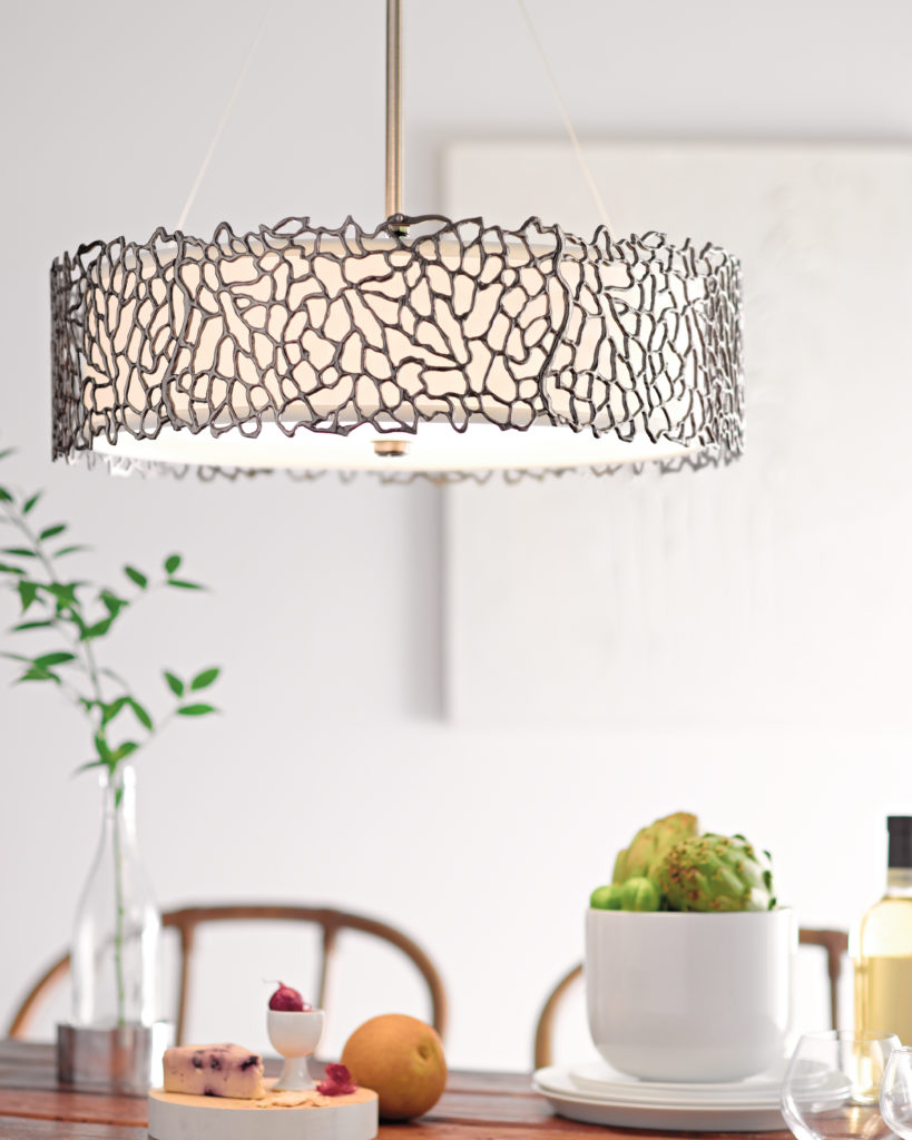 Silver Coral 22 Inch Large Pendant by Kichler Lighting