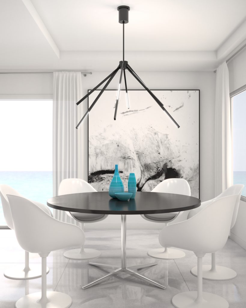 Enjoy nature in a new way with the Aeon 37 Inch LED Large Pendant by Tech Lighting.