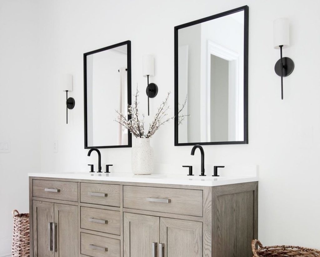 What Size Mirror For 36 Inch Vanity With Sconces At Adam Ross Blog