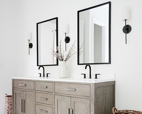 The Right Height for Your Bathroom Wall Sconce