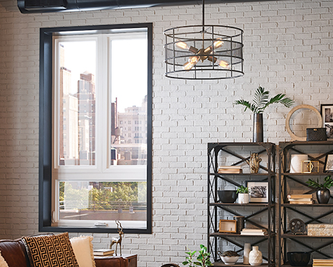 Work the Industrial Decor Trend With These Lighting Ideas