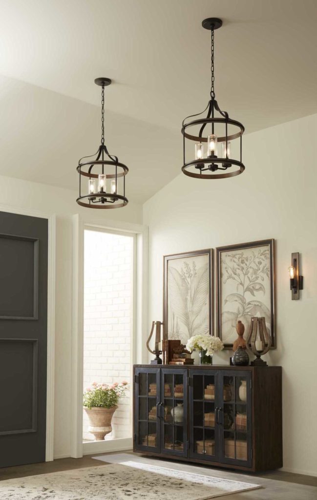 Visual Comfort Arched Foyer Pendant by e.f. Chapman