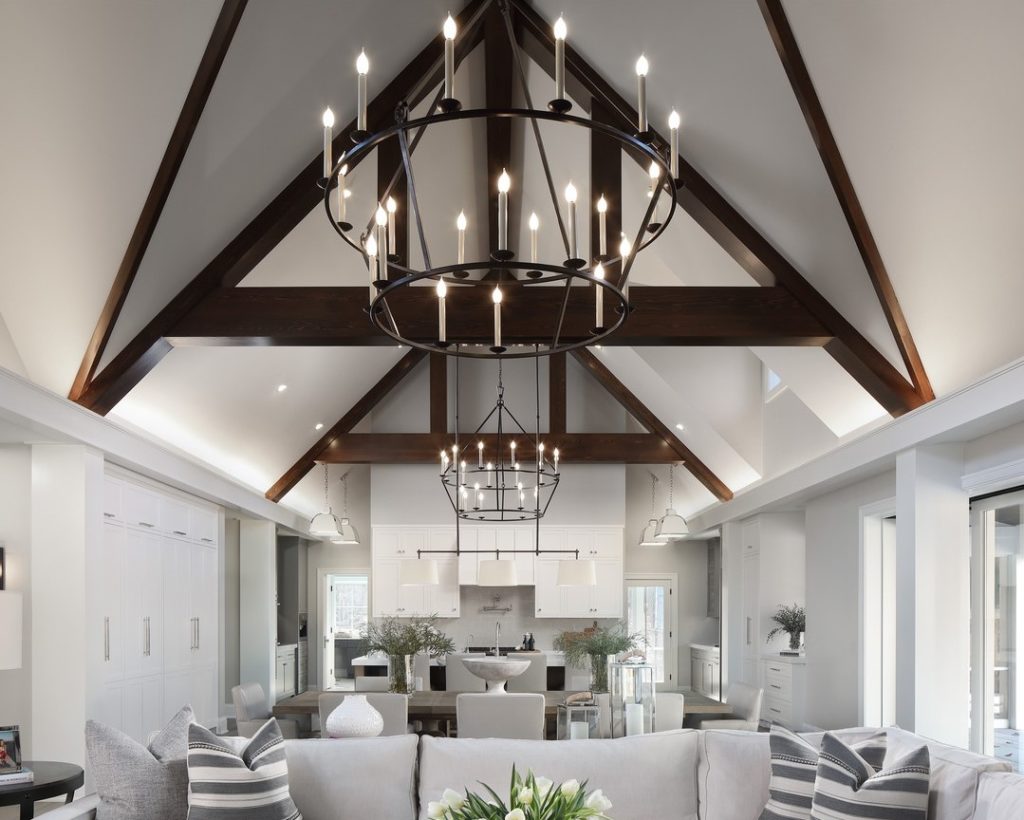 Top Modern Living Room Ceiling Ideas