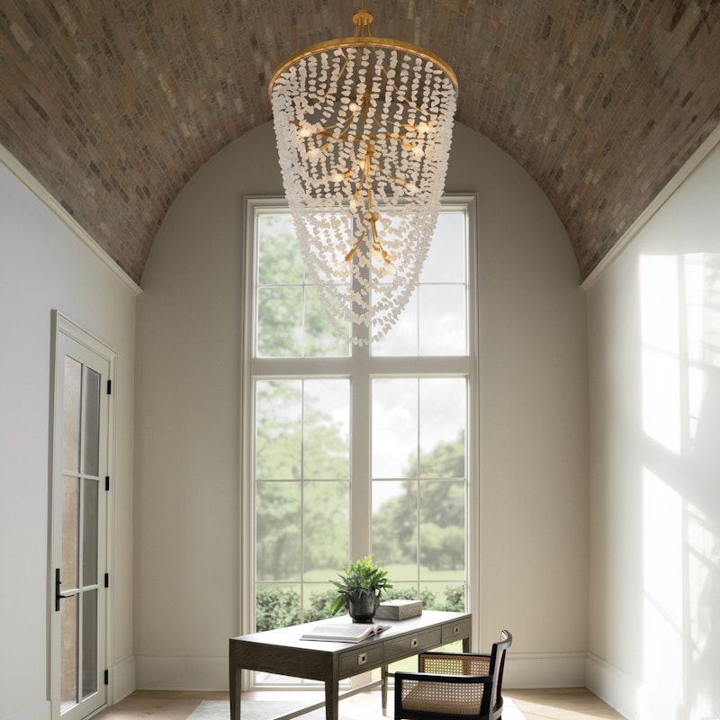 Myra 35 Inch Chandelier by Fredrick Ramond