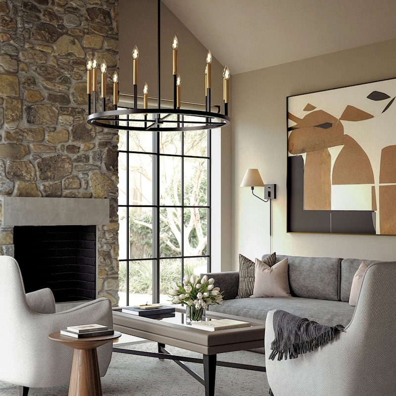Davis 36 Inch Chandelier by Capital Lighting