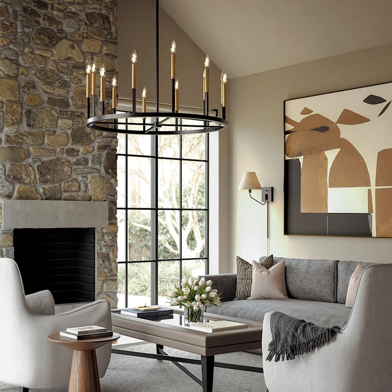 Davis 36 Inch Chandelier by Capital Lighting