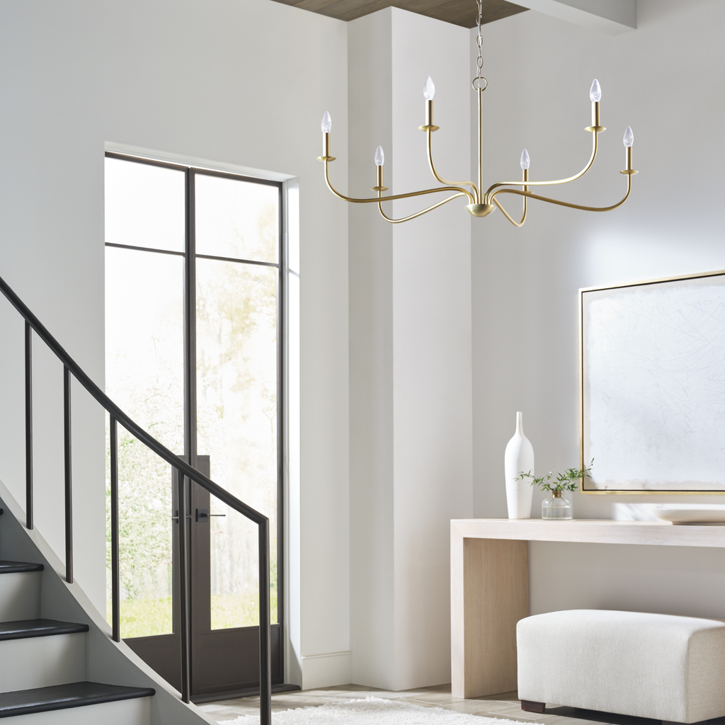 Abells 40 Inch Chandelier by Generation Lighting